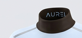 Canter funnel collar, AUREL logo